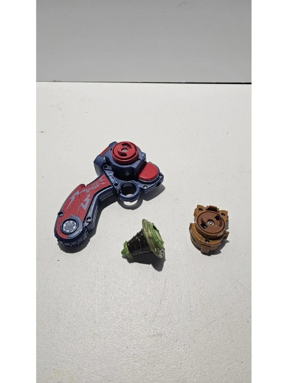 Beyblade Metal Fusion Hasbro Lot 2 Tops Ripcord Launcher 2010 2011 Parts